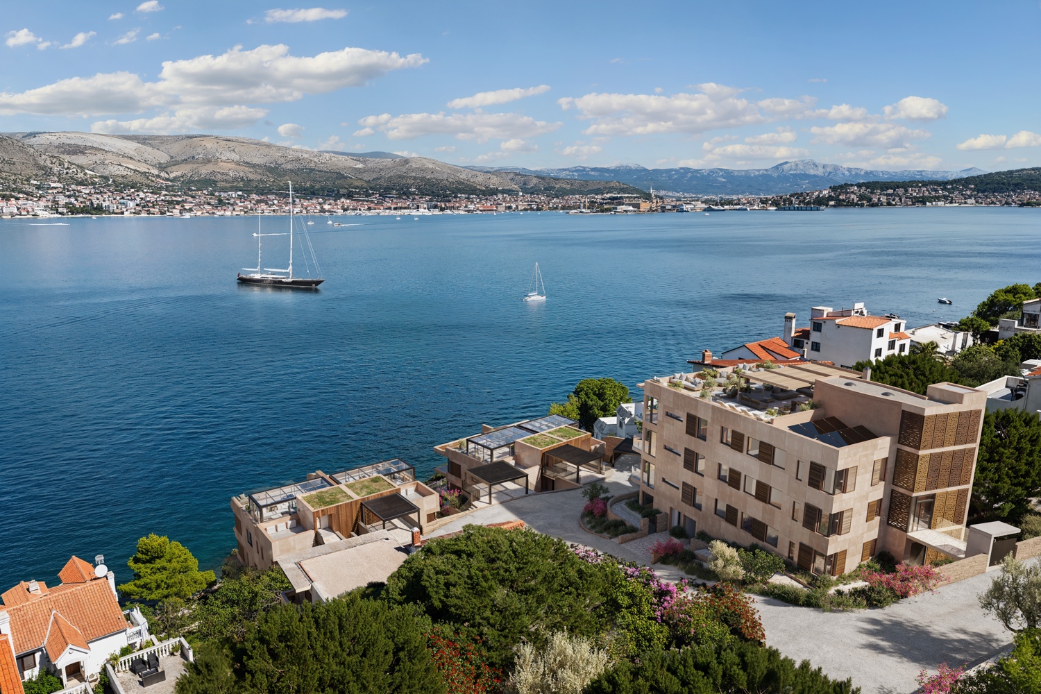 Panorama toward Trogir