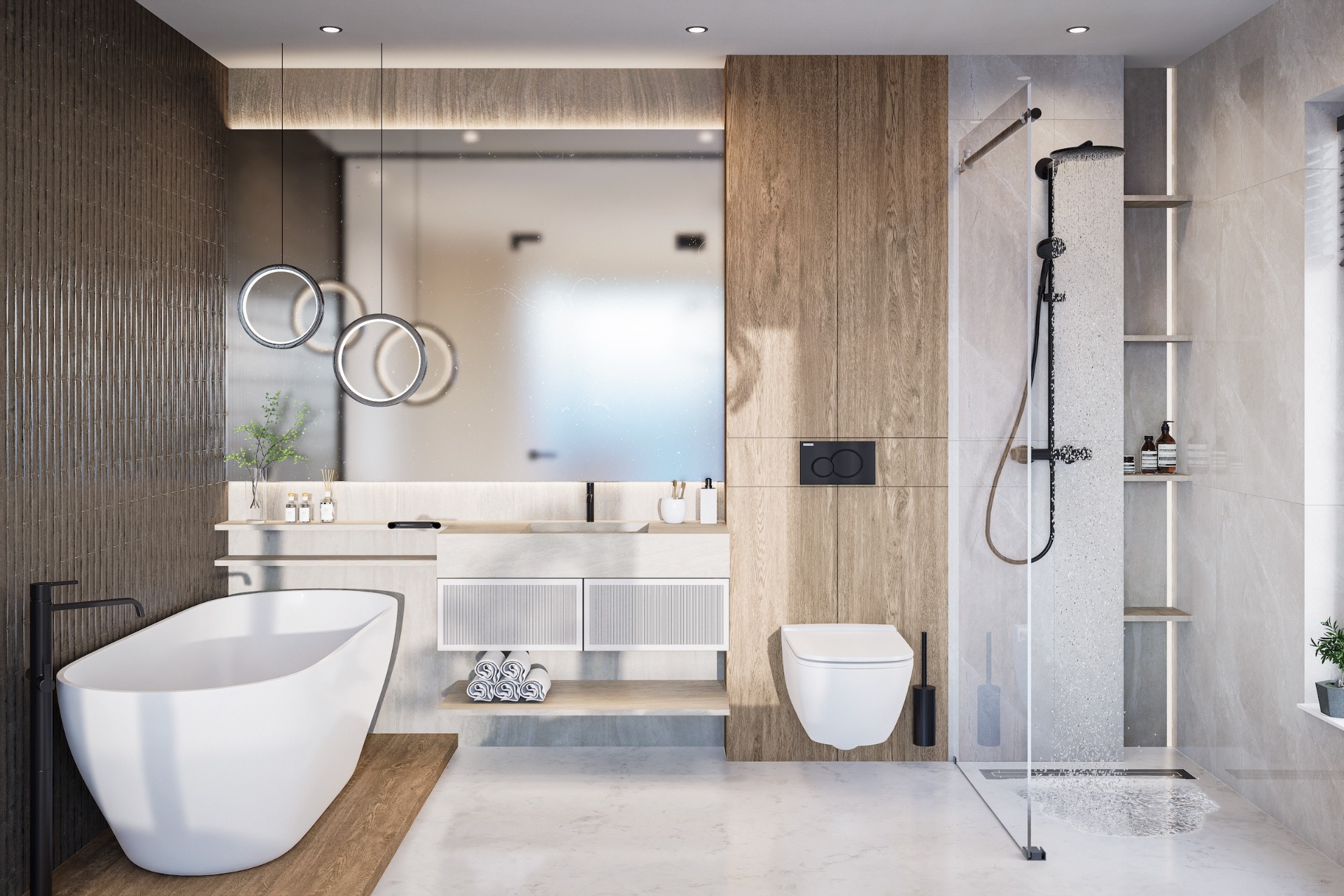 Master bathroom